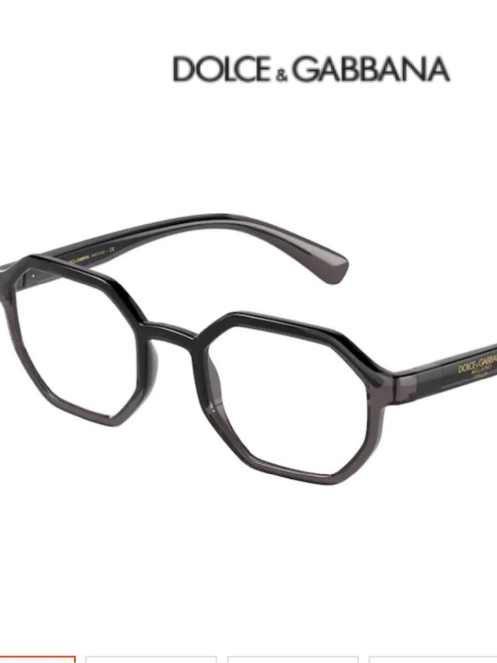 Dolce & Gabbana DG5068 hexagon prescription eyeglasses